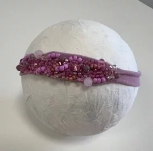 DIADEMAS NEWBORN LAVANDA Y ROSA PALO