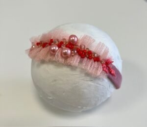 DIADEMAS NEWBORN CORAL Y TUL