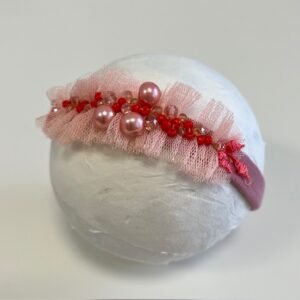 DIADEMAS NEWBORN CORAL Y TUL