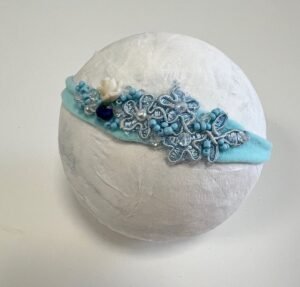 DIADEMAS NEWBORN CON APLIQUES Y ENCAJE