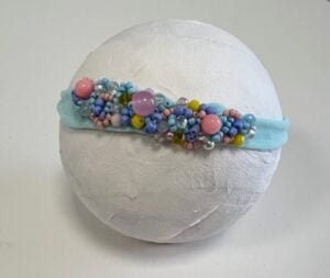 DIADEMA EN PEDRERÍA MULTICOLOR