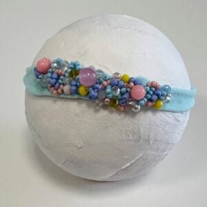 DIADEMA EN PEDRERÍA MULTICOLOR