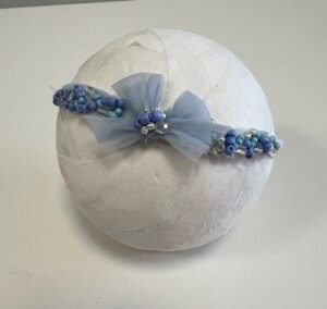 DIADEMA CON LAZO Y ROCALLA