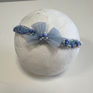 DIADEMA CON LAZO Y ROCALLA